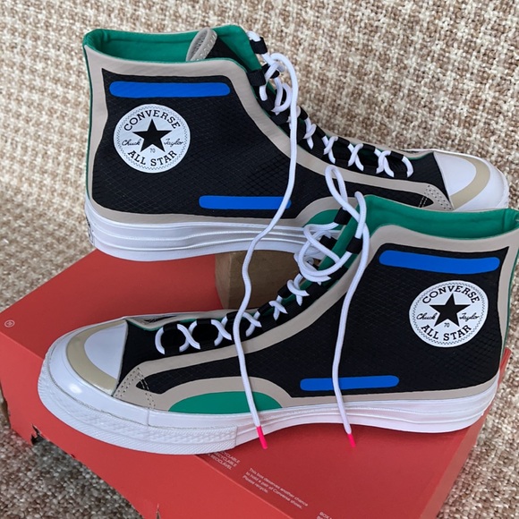 Converse Chuck 70 - Trail Hi Black/String/Digital Blue MEN`S - Picture 11 of 16